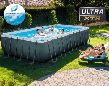 Intex Ultra XTR Frame Pool Set 732x366x132cm mit Sandfilteranlage